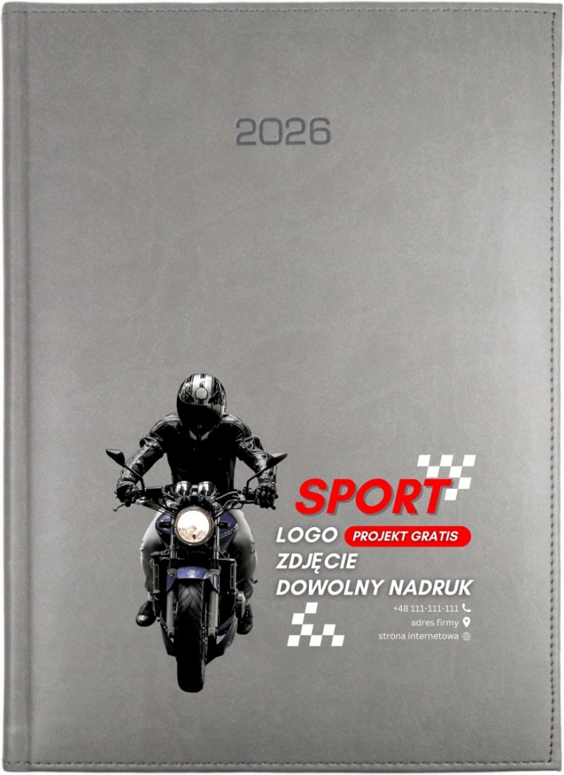 kalendarz na rok 2026 z twoim logo na okładce