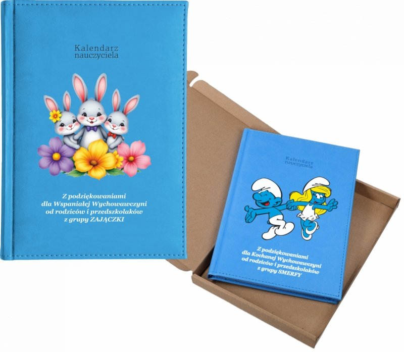 kalendarz dla nauczyciela na rok 2026/2027 z pudełkiem w komplecie