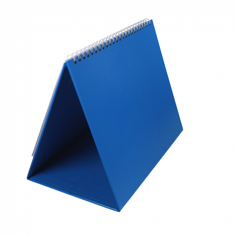 kalendarz na tekturowej sztywnej podstawce na biurko, dla ucznia na rok szkolny 2026/27