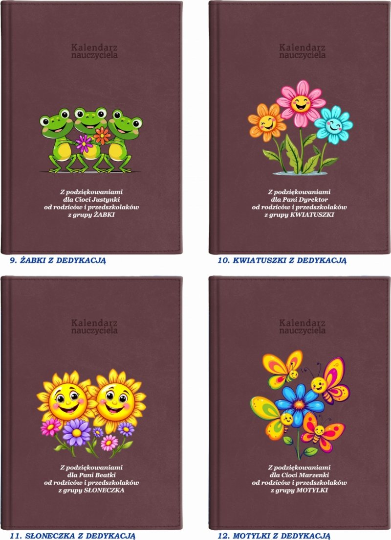 kalendarz dla wychowawcy przedszkolaków na rok 2026/27 z pudełkiem