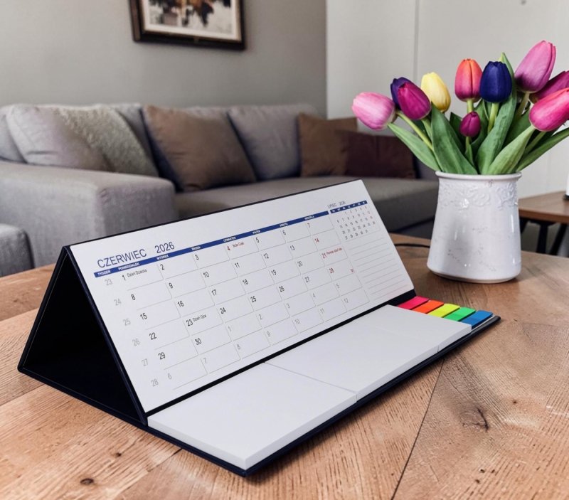 kalendarz do postawienia na biurku od czerwca '26 do czerwca '27