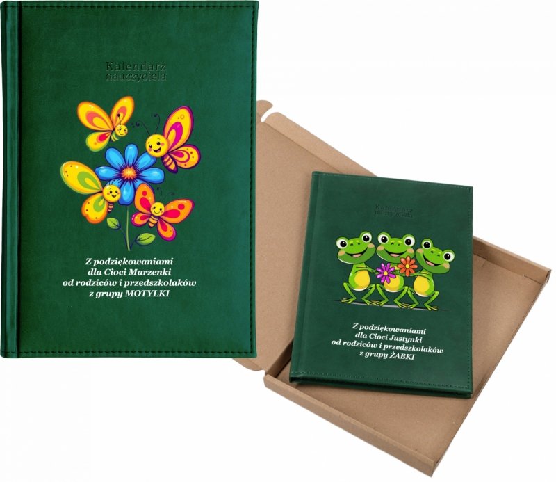 kalendarz dla nauczyciela na rok 2026/2027 z pudełkiem w komplecie