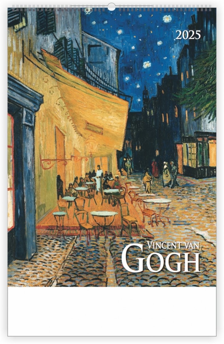 Kalendarz ścienny wieloplanszowy Vincent Van Gogh 2025 - okładka