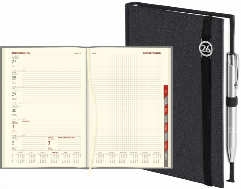 Oprawa kalendarza zamykanego na gumkę