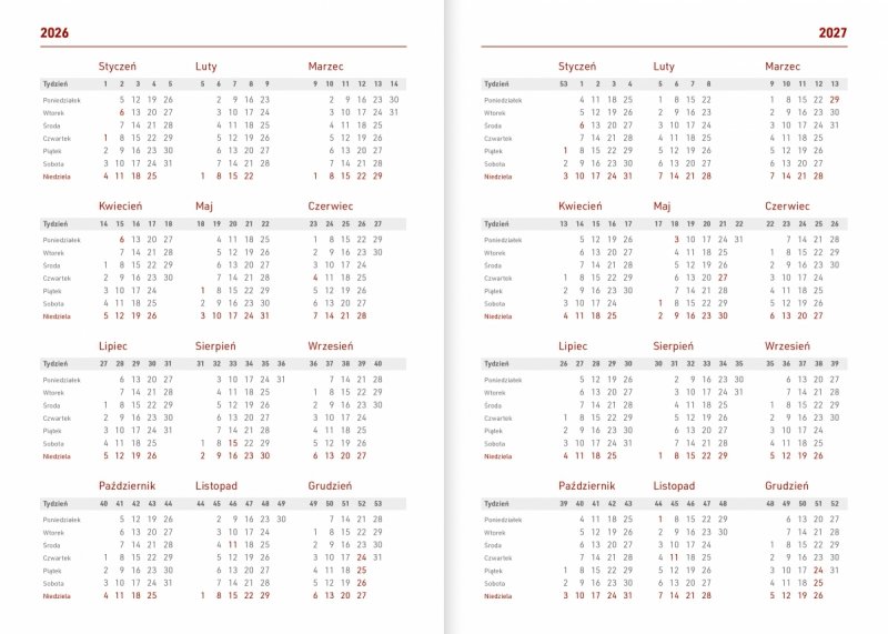kalendarz szkolny 2026/2027
