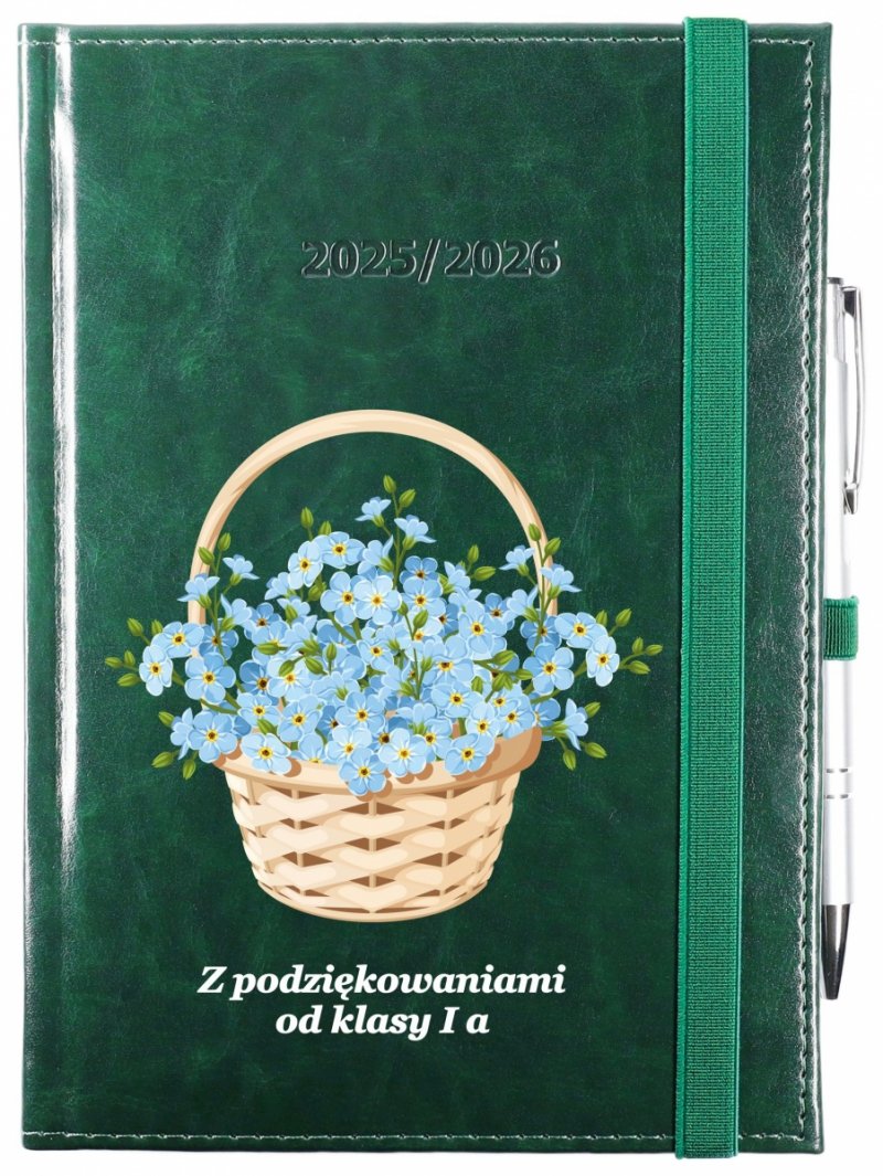 okładka kalendarza nauczyciela z nadrukiem UV