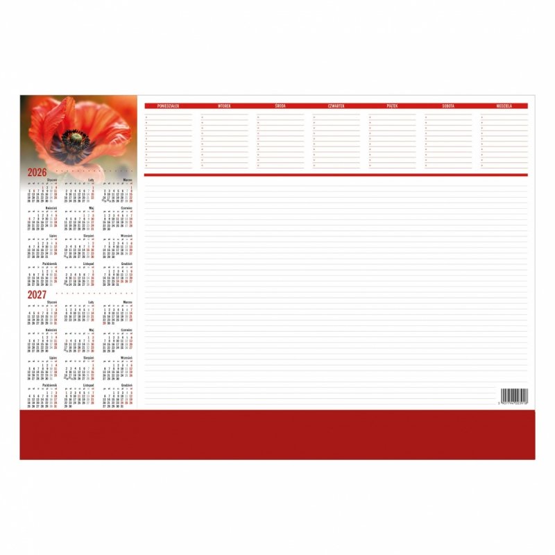 Biuwar mały B3 26-kartkowy MAKI 2026-2027