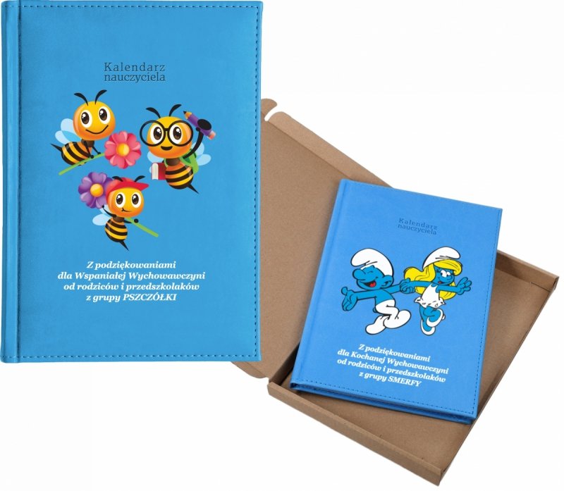kalendarz dla nauczyciela na rok 2026/2027 z pudełkiem w komplecie