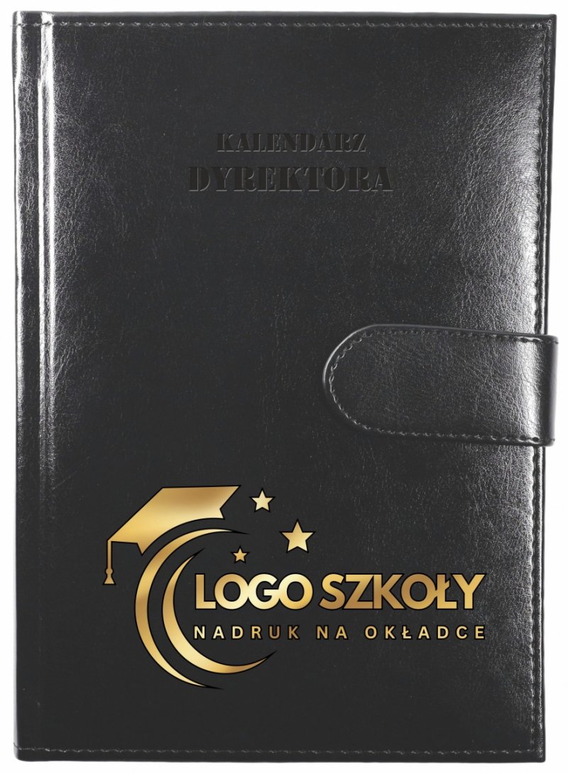 kalendarze książkowe z logo i danymi szkoły