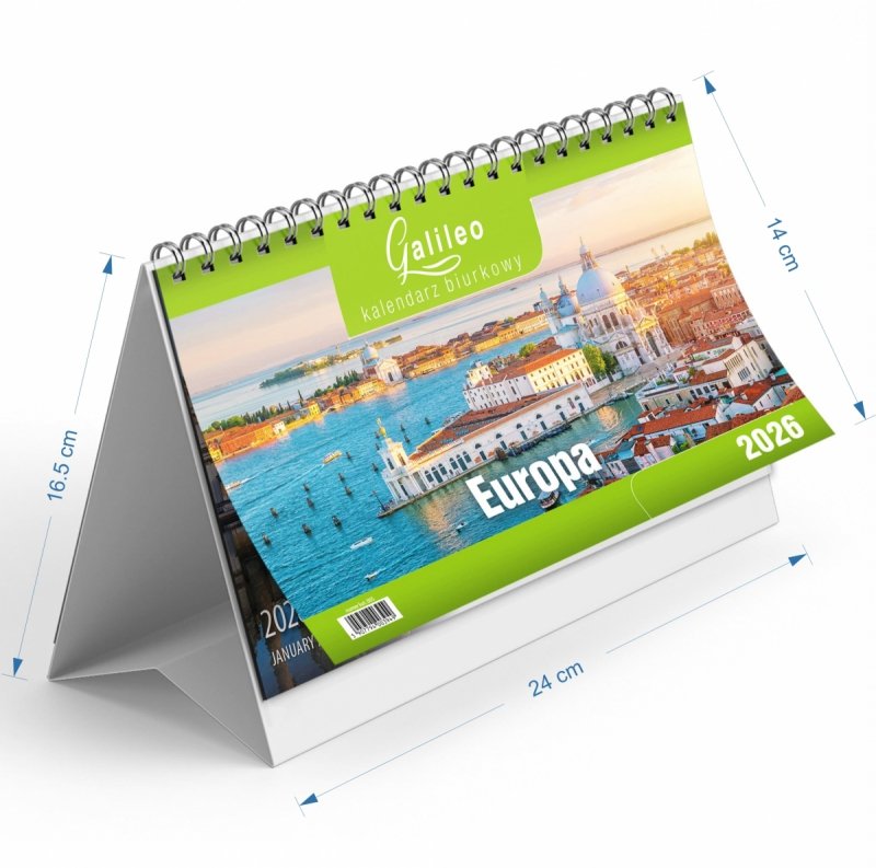 kalendarz biurkowy na rok 2026