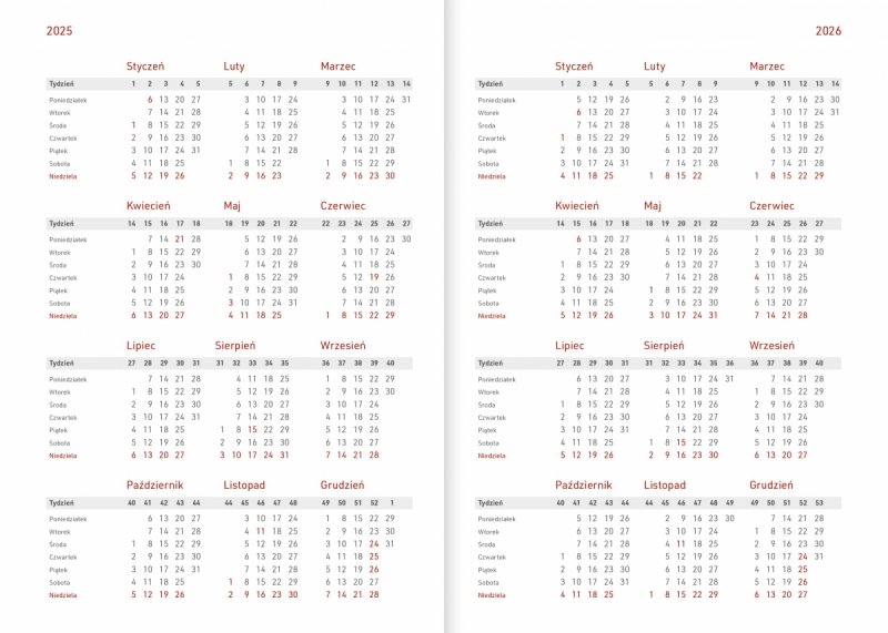 kalendarz od września 2025 do września 2026