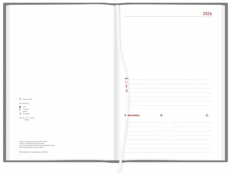 miejsce na dane oraz ważne numery telefonów