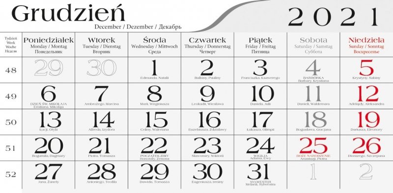 Kalendarz trójdzielny 2022 POSTER BAŁTYK  (kalendarium 11)