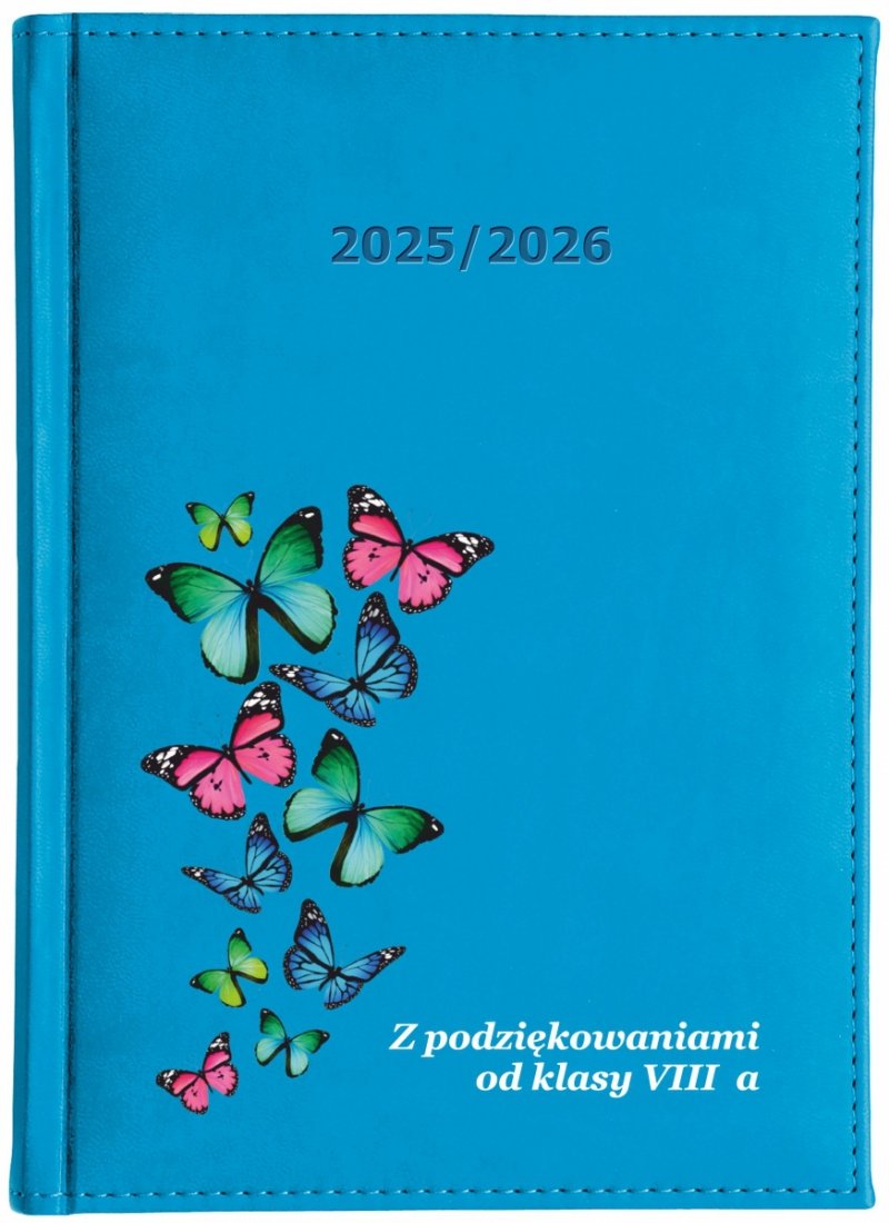 kalendarz książkowy na rok szkolny 2025/2026 z dedykacją dla nauczyciela