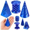 Zabawki Antystresowe Stożki Obrotowe Sensoryczne Figurki 3D Niebieskie