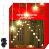 Kurtyna świetlna 136LED - ciepły biały oświetlenie lampki