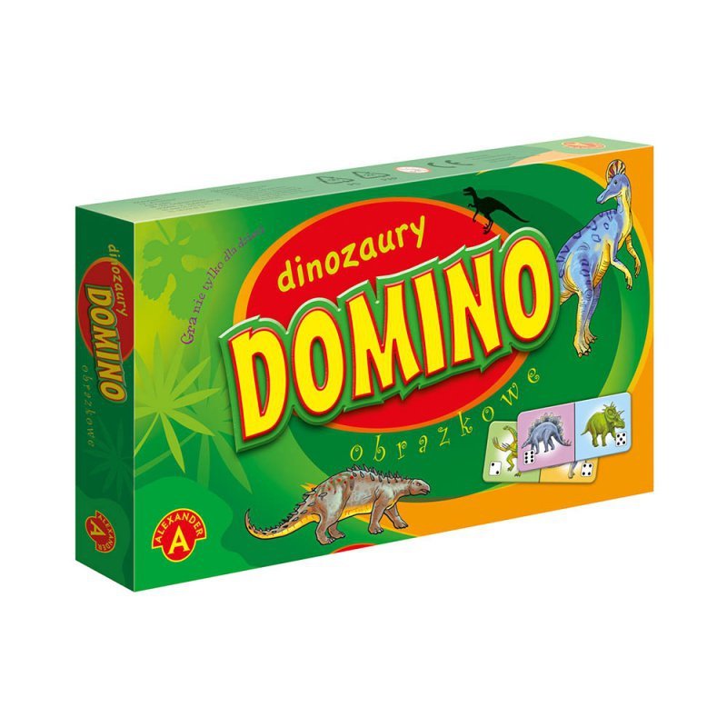 Domino- dinozaury gra edukacyjna 4+