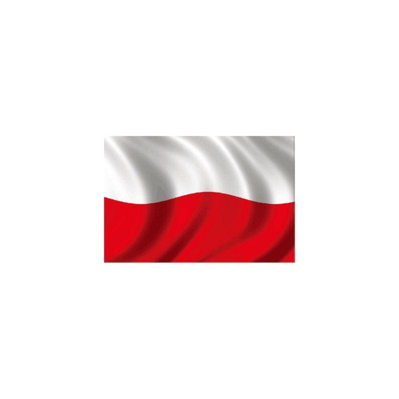 FLAGA POLSKA NARODOWA  70X112 CM