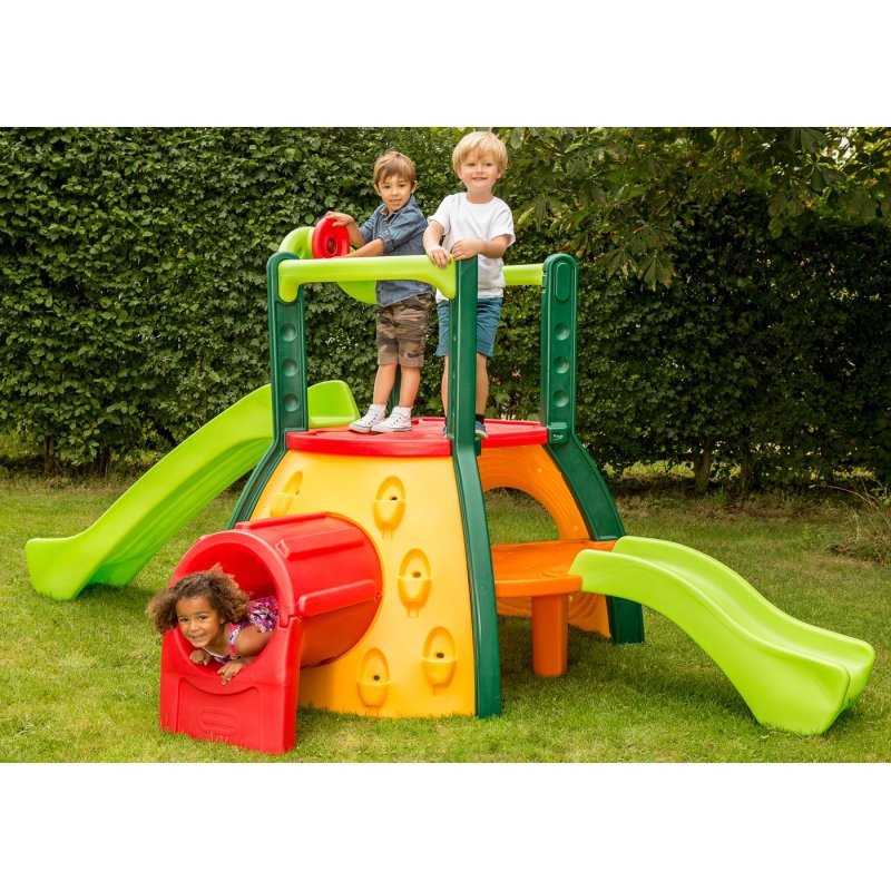 Little Tikes Super Malpi Gaj Kolor 2 1 Plac Zabaw Zjezdzalnia