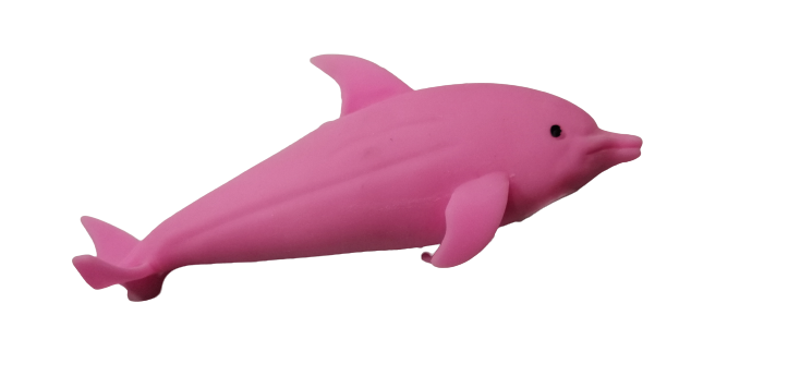 ZABAWKA GNIOTEK SQUISHY Delfin różowy