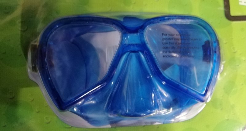 Dziecięce okulary do nurkowania pływania niebieskie 3-6lat