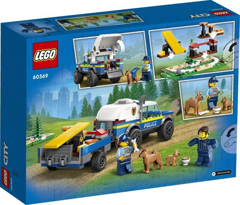 Klocki LEGO CITY Szkolenie Psów Policyjnych W Terenie 
