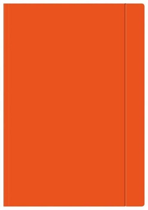 Teczka z gumką kartonowa A4 pomarańczowa