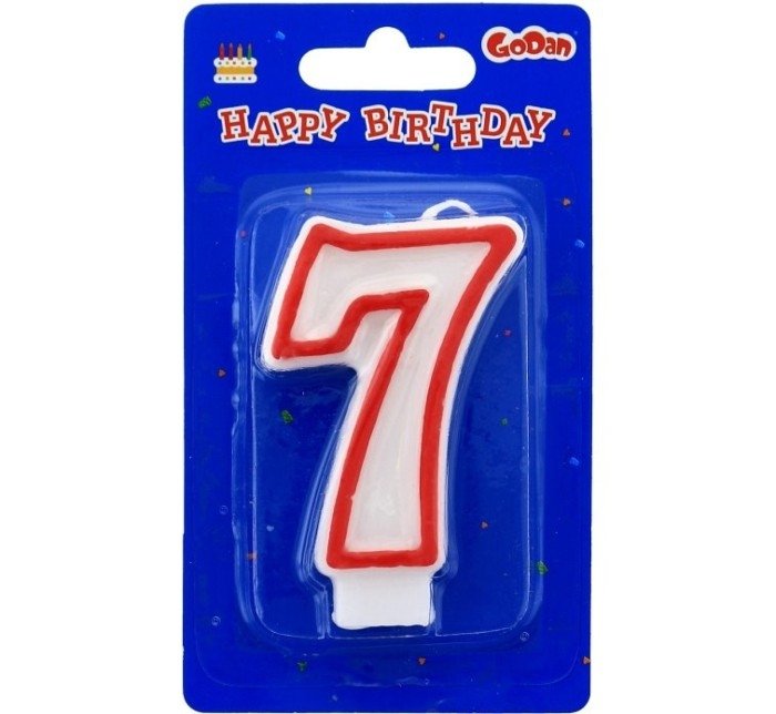 ŚWIECZKA CYFERKA 7 
