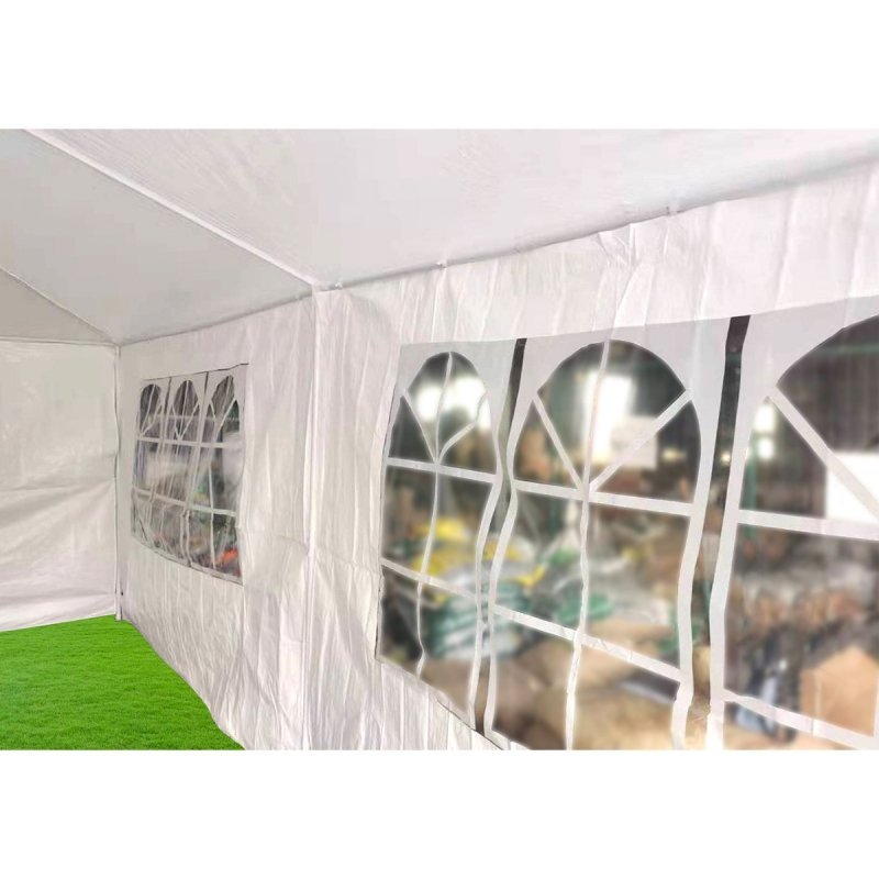 Pawilon ogrodowy namiot imprezowy 6x3m 6 ścian biały
