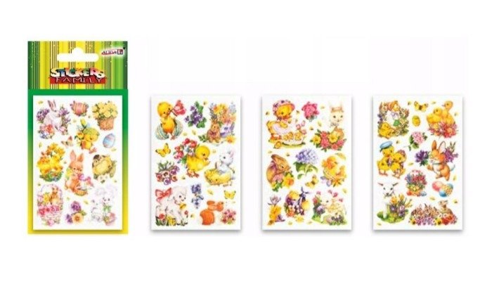 Wielkanocne naklejki do dekoracji
