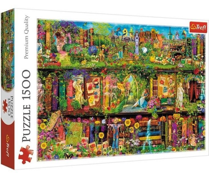 Puzzle-1500-Baśniowa-biblioteczka-Trefl