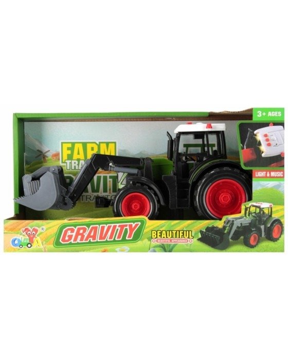 Traktor Z Ładowaczem światło dzwiek ok 30cm