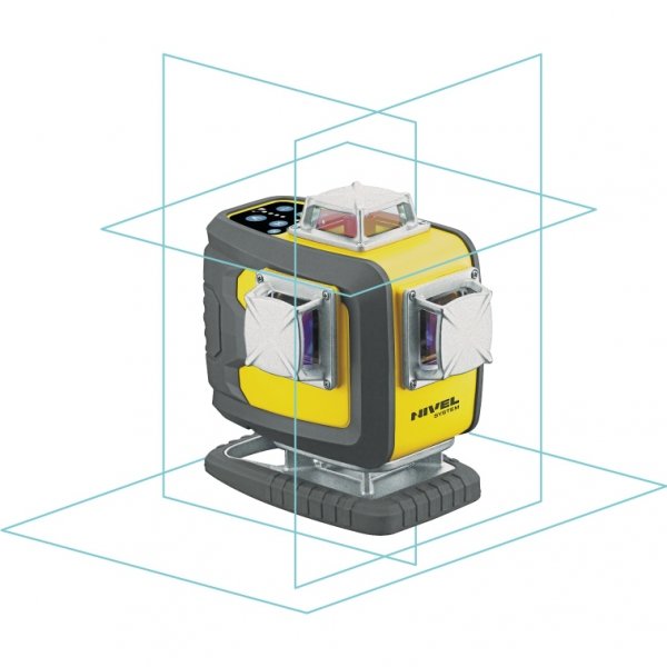 Nivel System CL4D-B Niebieski multi-laser krzyżowy (4 x 360°), Bluetooth + SJJM1EX + RD800