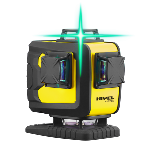 Nivel System CL4D-G Zielony multi-laser krzyżowy (4 x 360°), Bluetooth + Statyw SJJM1EX + Czujnik RD800 
