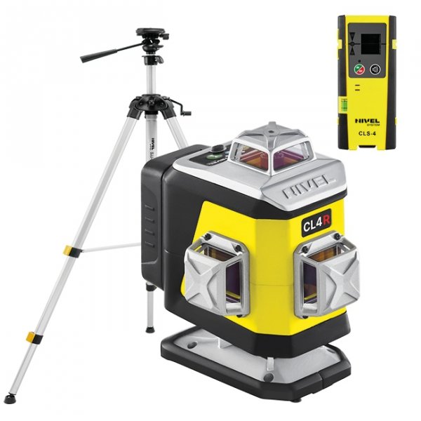 Nivel System CL4R Czerwony multi-laser krzyżowy (4 x 360°), Bluetooth + SJJM1EX + CLS4