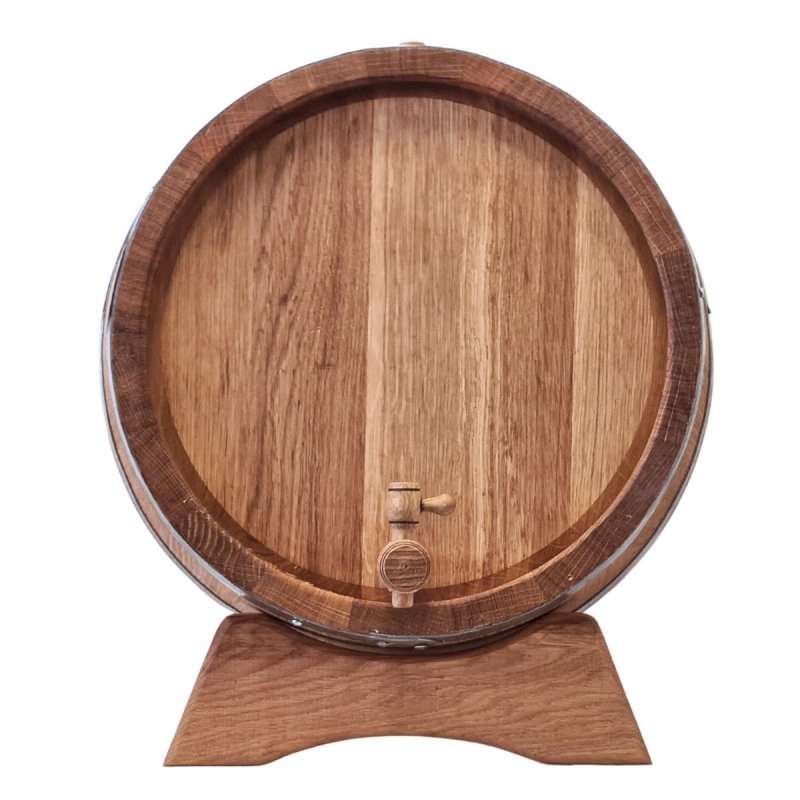 Beczka drewniana dębowa 30l - grawer