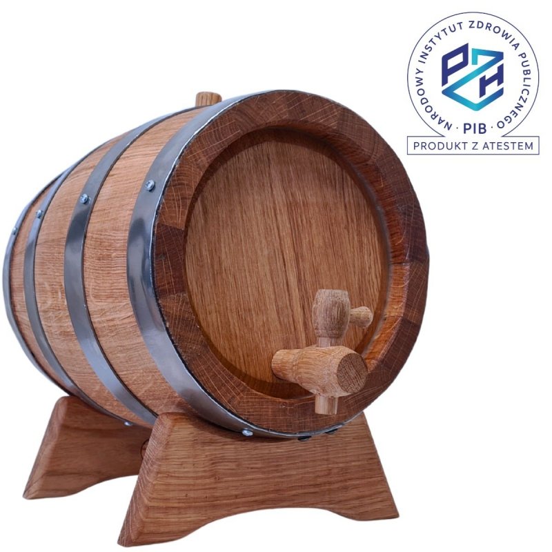 Beczka drewniana dębowa z grawerem - #115 - Magiczny trunek