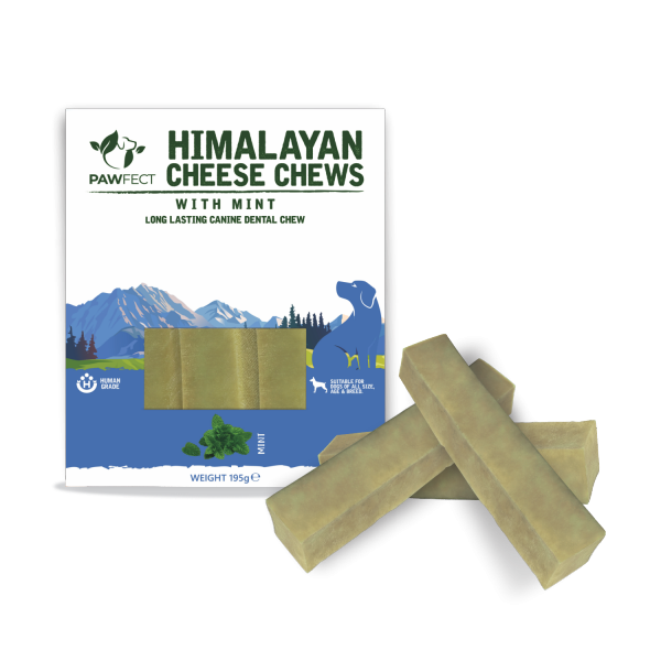 PAWFECT Himalayan Cheese Chews MINT - ser himalajski z miętą 3 szt. 195g
