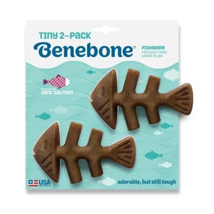 Gryzak dla psa Benebone Fishbone XS