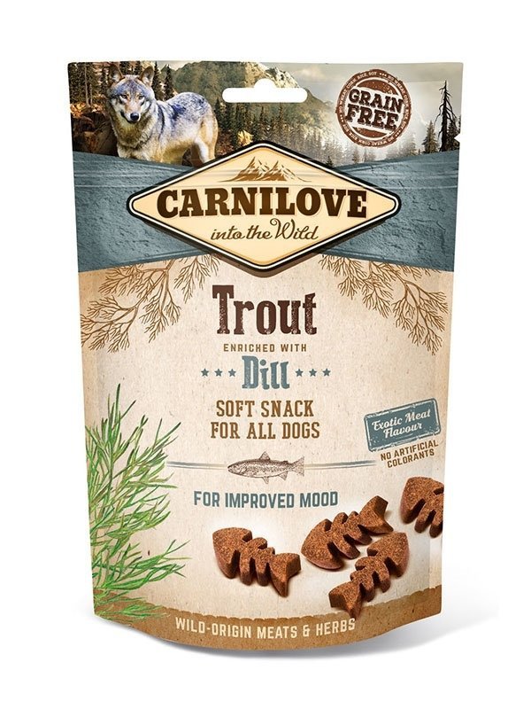 CARNILOVE Soft Snack Trout &amp; Dill 200g