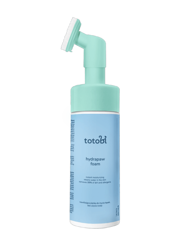 TOTOBI Hydrapaw foam – Nawilżająca pianka do mycia łapek 200 ml