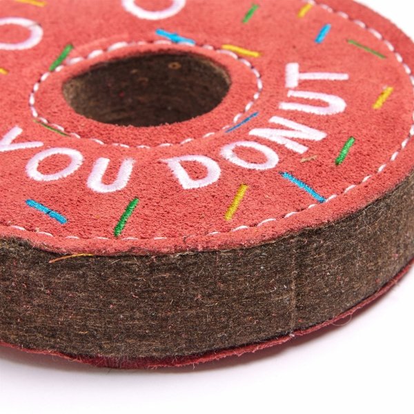 GREEN &amp; WILD'S Dolly the Donut zabawka ekologiczna dla psa