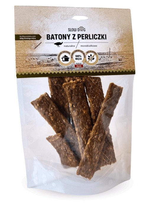 SLOW DOG Batony z perliczki 100g
