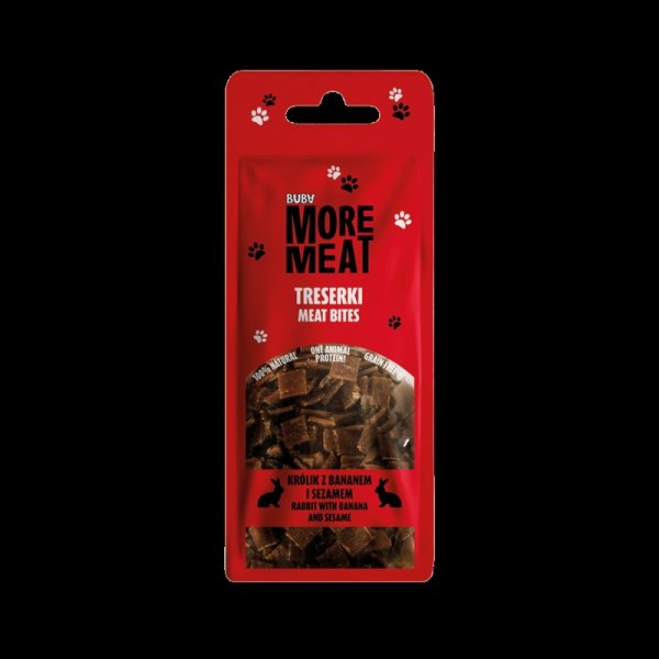 BUBA MORE MEAT Treserki Królik Banan 70g
