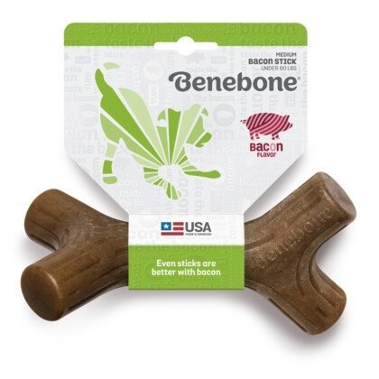 Gryzak dla psa Benebone Stick M Bekon