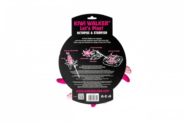 Kiwi Walker 2w1 OCTOPUS &amp; STARFISH różowy