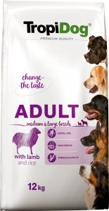 Tropidog 57057 Premium Adult M&L Lamb&Rice 12kg