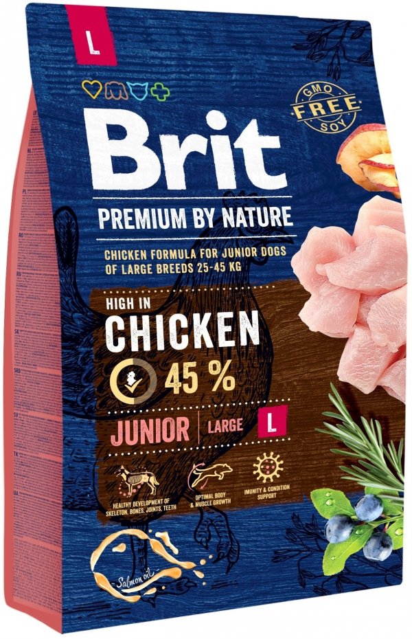 Brit Premium By Nature L Junior 3kg