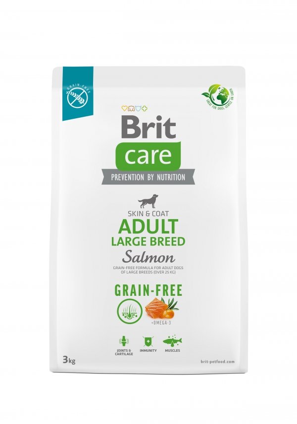 Brit Care N Adult Large Grain-Free Salmon 3kg