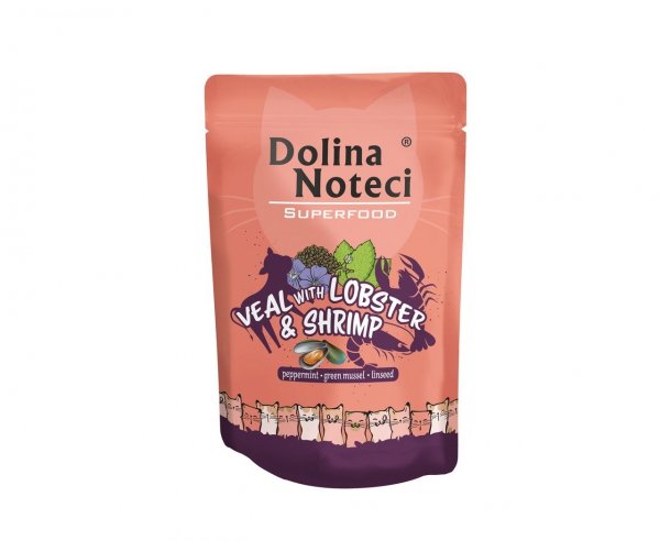 Dolina Noteci 4739 SuperFood Cielęcina Homar 85g